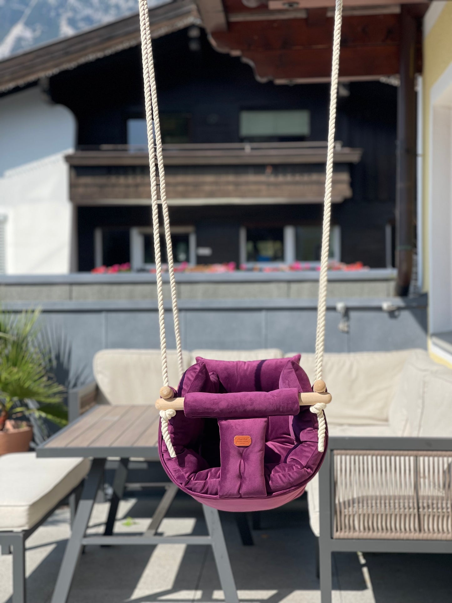 Premium Lavender Breeze Swing - Handcrafted Swing