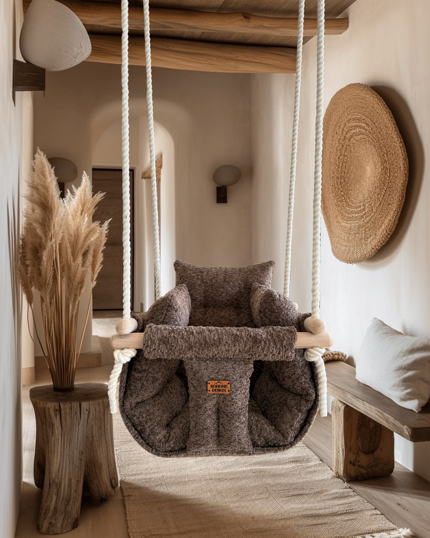 Premium Alpine Chalet Swing - Handcrafted Swing