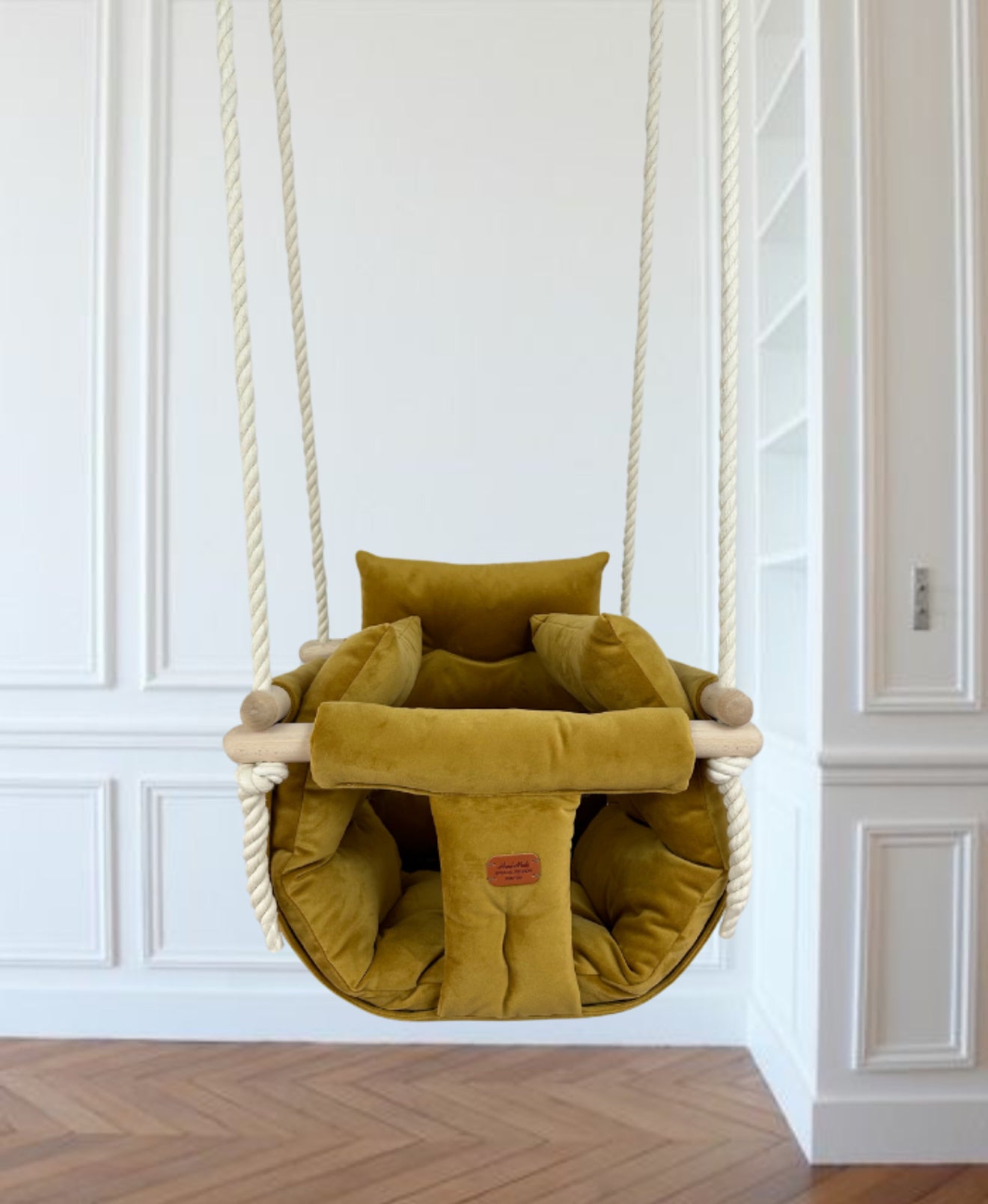 Premium Noir Nest Swing - Handcrafted Swing
