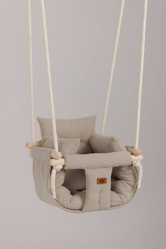 Premium Nougat Latte Swing - Handmade Swing