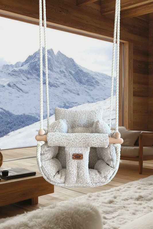 Premium Alpine Champagne Swing – Handcrafted Swing