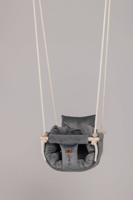 Premium Elephant Gray Swing - Handcrafted Swing