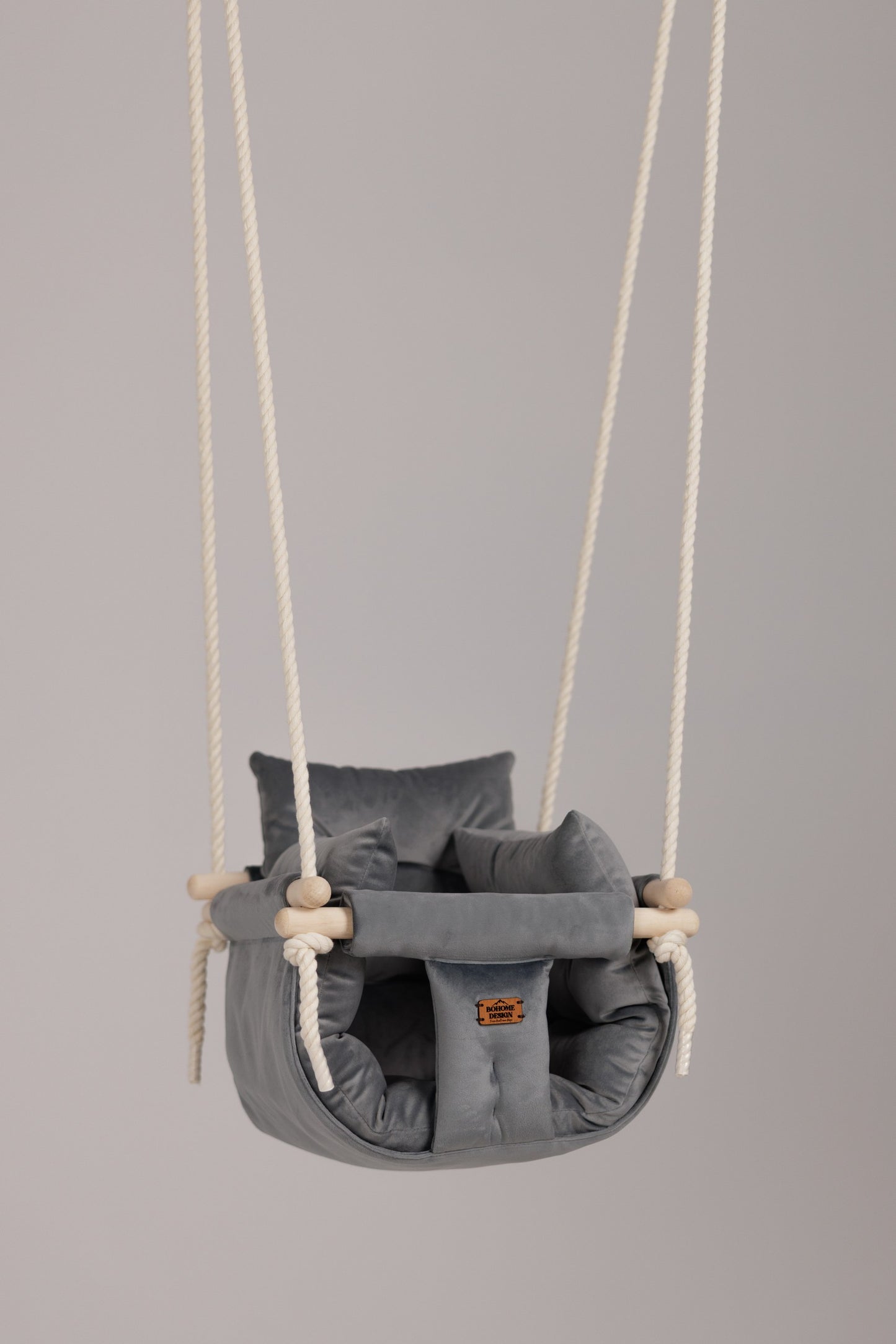 Premium Elephant Gray Swing - Handcrafted Swing