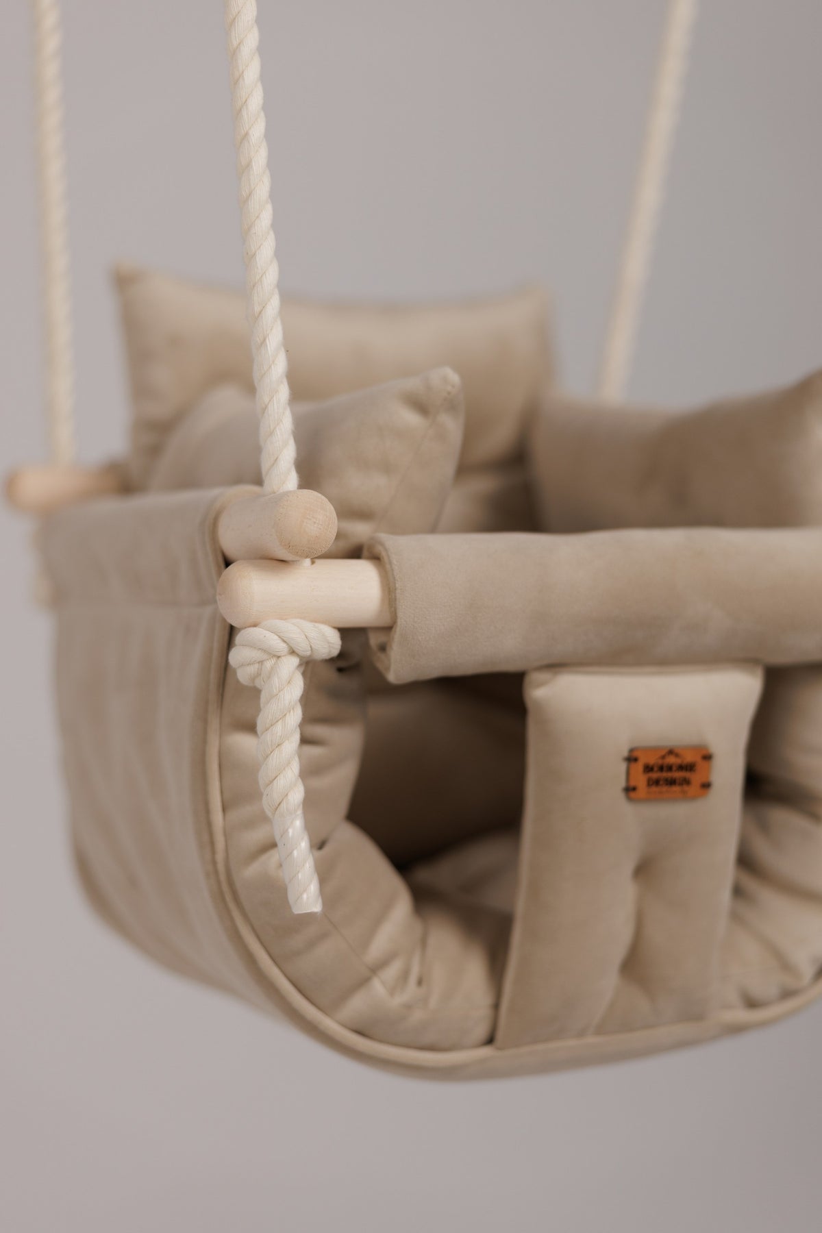 Premium Cappuccino White Swing - Handmade Swing
